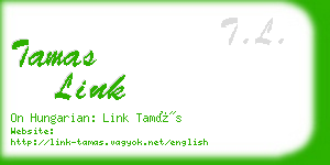 tamas link business card